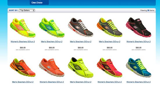 skechers shoe range