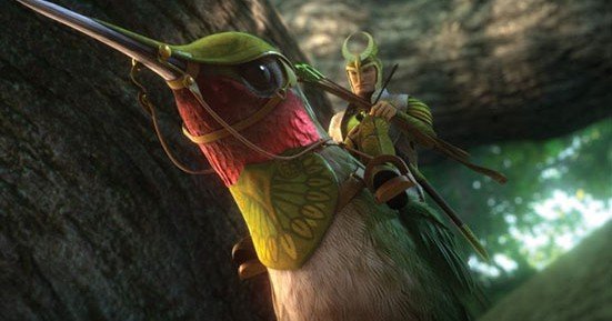 Ronin (Collin Farrell) the Leaf Man in EPIC