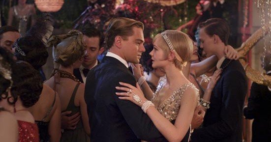 Leonardo DiCaprio and Carey Mulligan in The Great Gatsby
